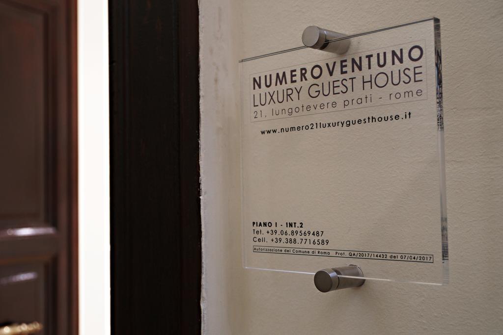 Numero 21 Luxury Guest House Roma Dış mekan fotoğraf